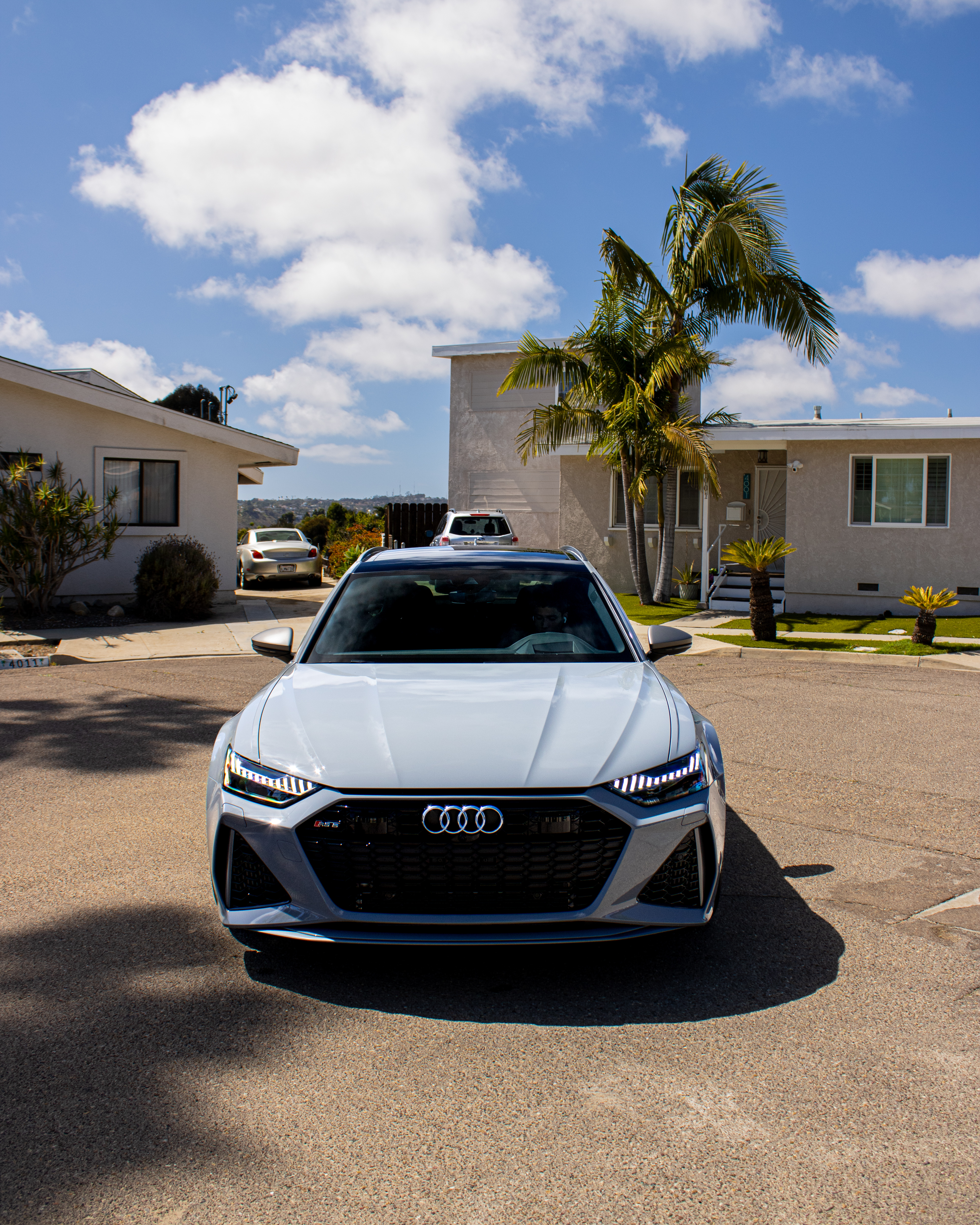 Grey Audi RS6 Avant gleaming after detailing